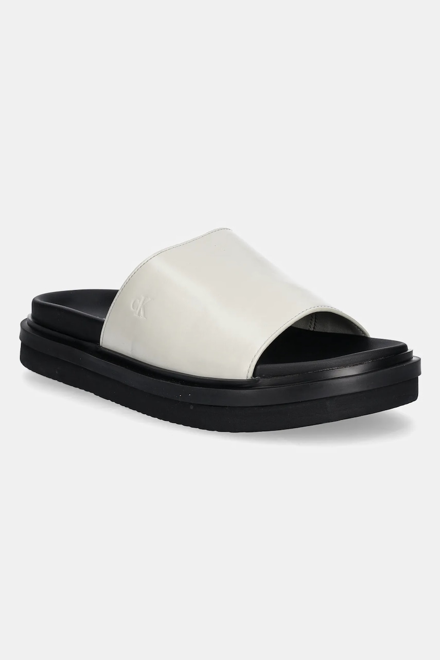 Calvin Klein Jeans  Pantofle  FLAT MOLDED SANDAL SLIDE