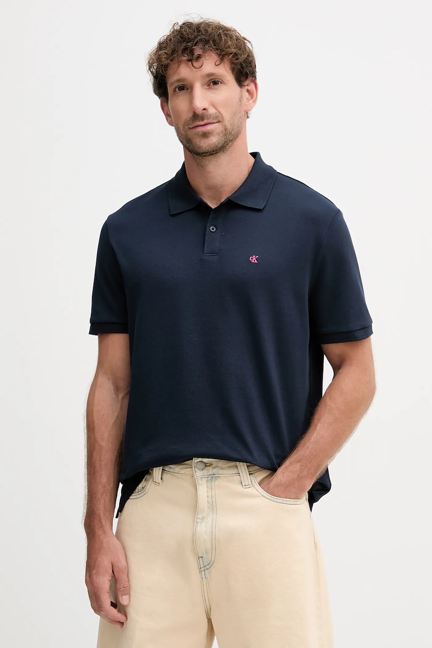 Calvin Klein Jeans  polo pánské bavlněné