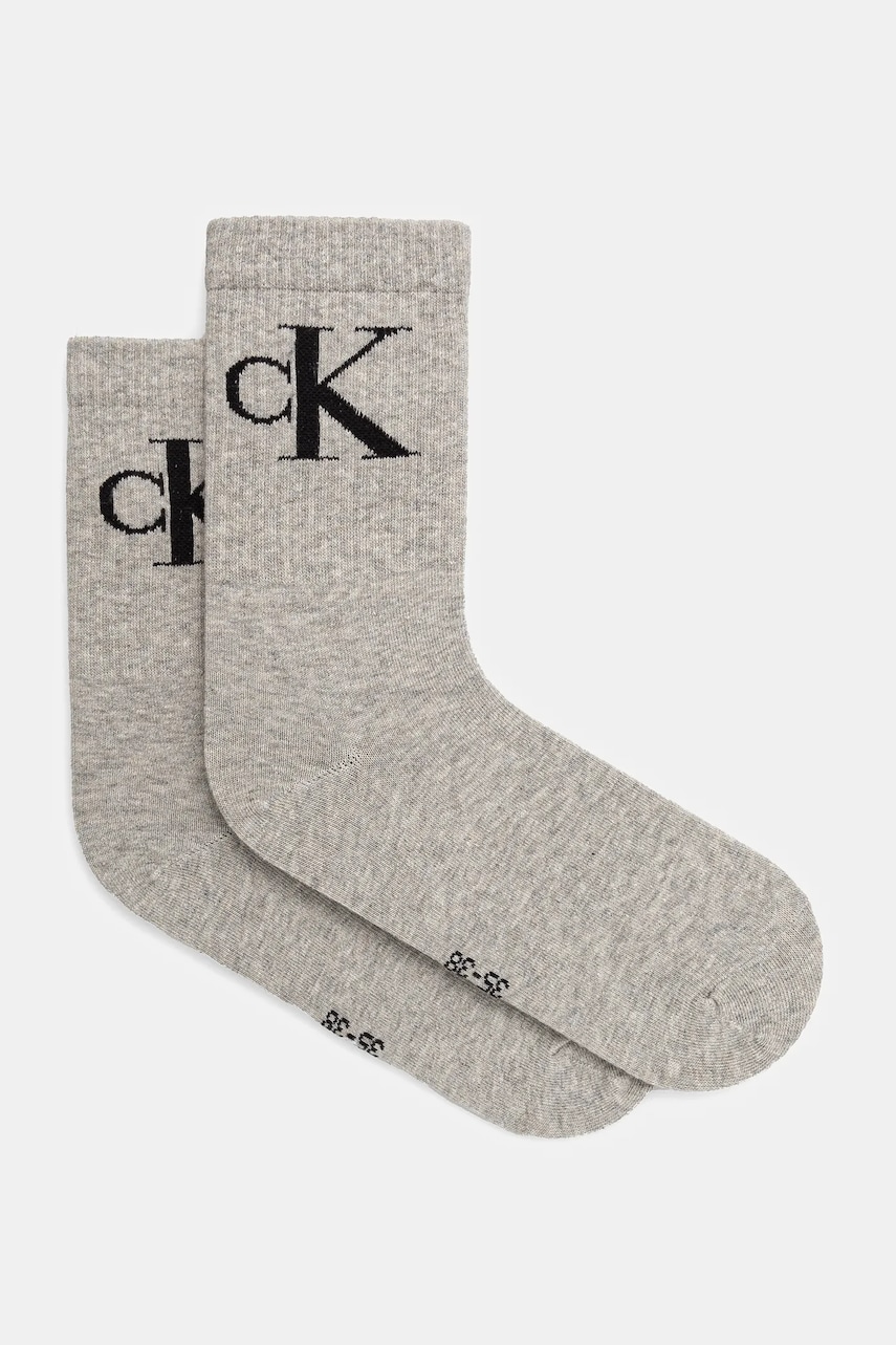 Calvin Klein Jeans  ponožky dámské s bavlnou 2-pack