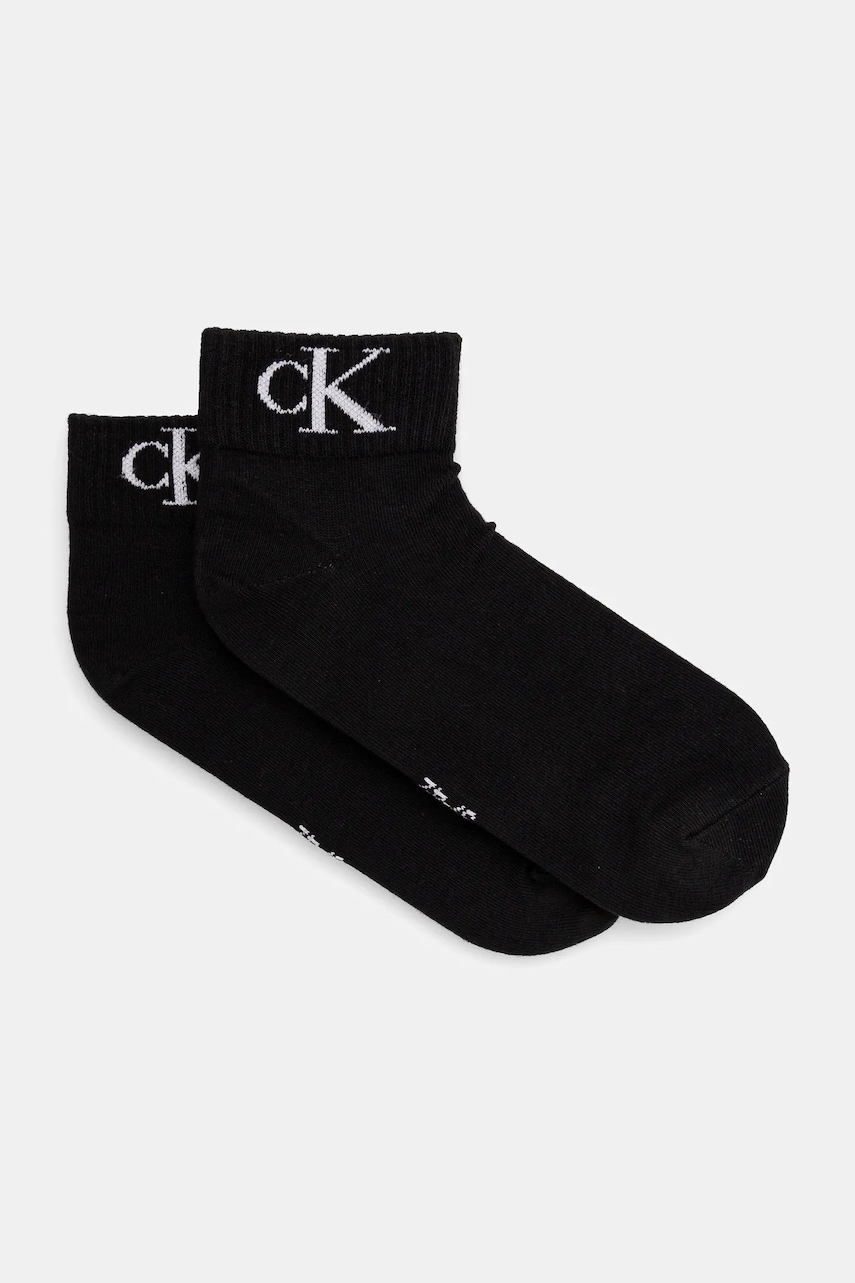 Calvin Klein Jeans  ponožky dámské s bavlnou 2-pack