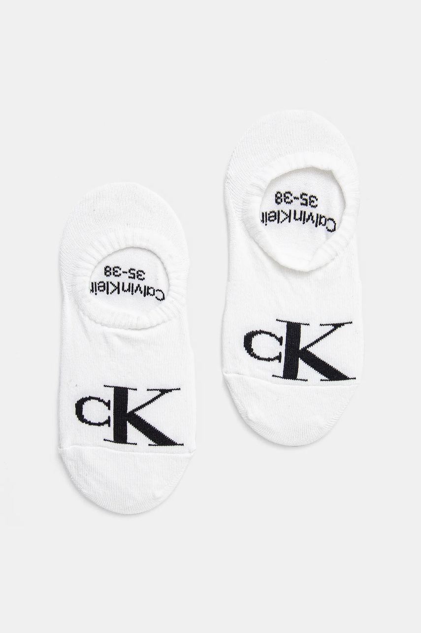 Calvin Klein Jeans  ponožky dámské s bavlnou 2-pack