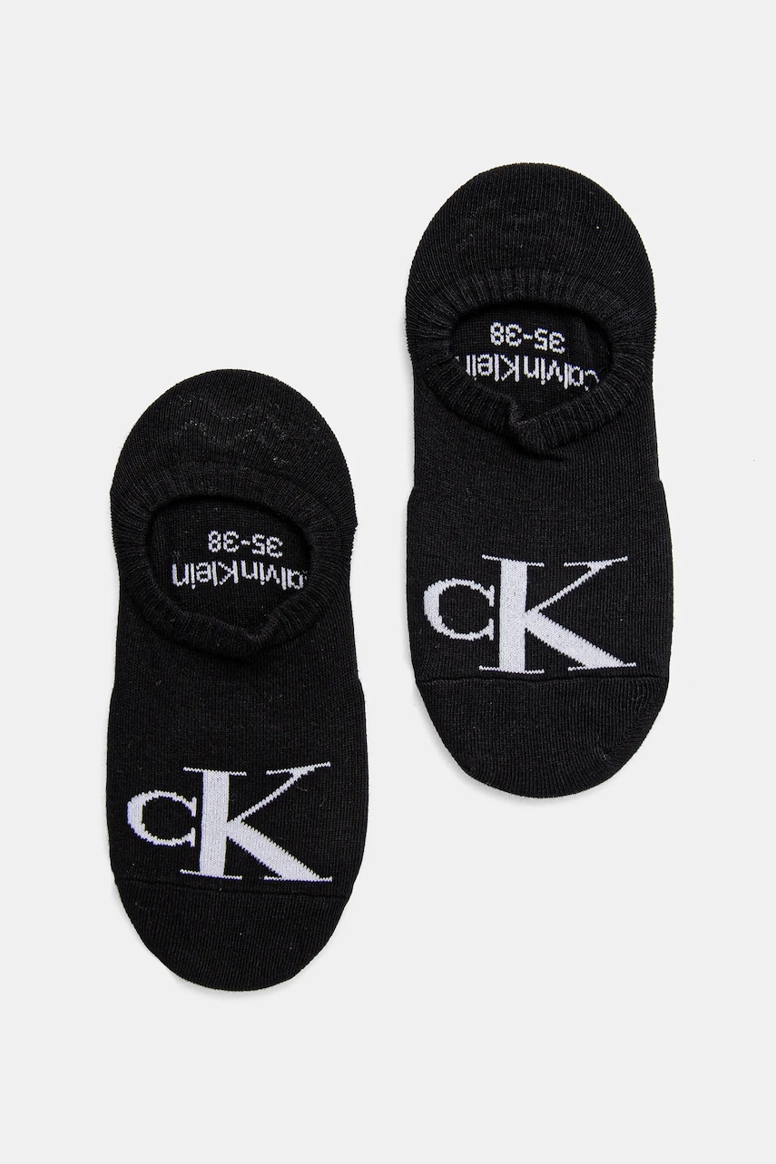 Calvin Klein Jeans  ponožky dámské s bavlnou 2-pack