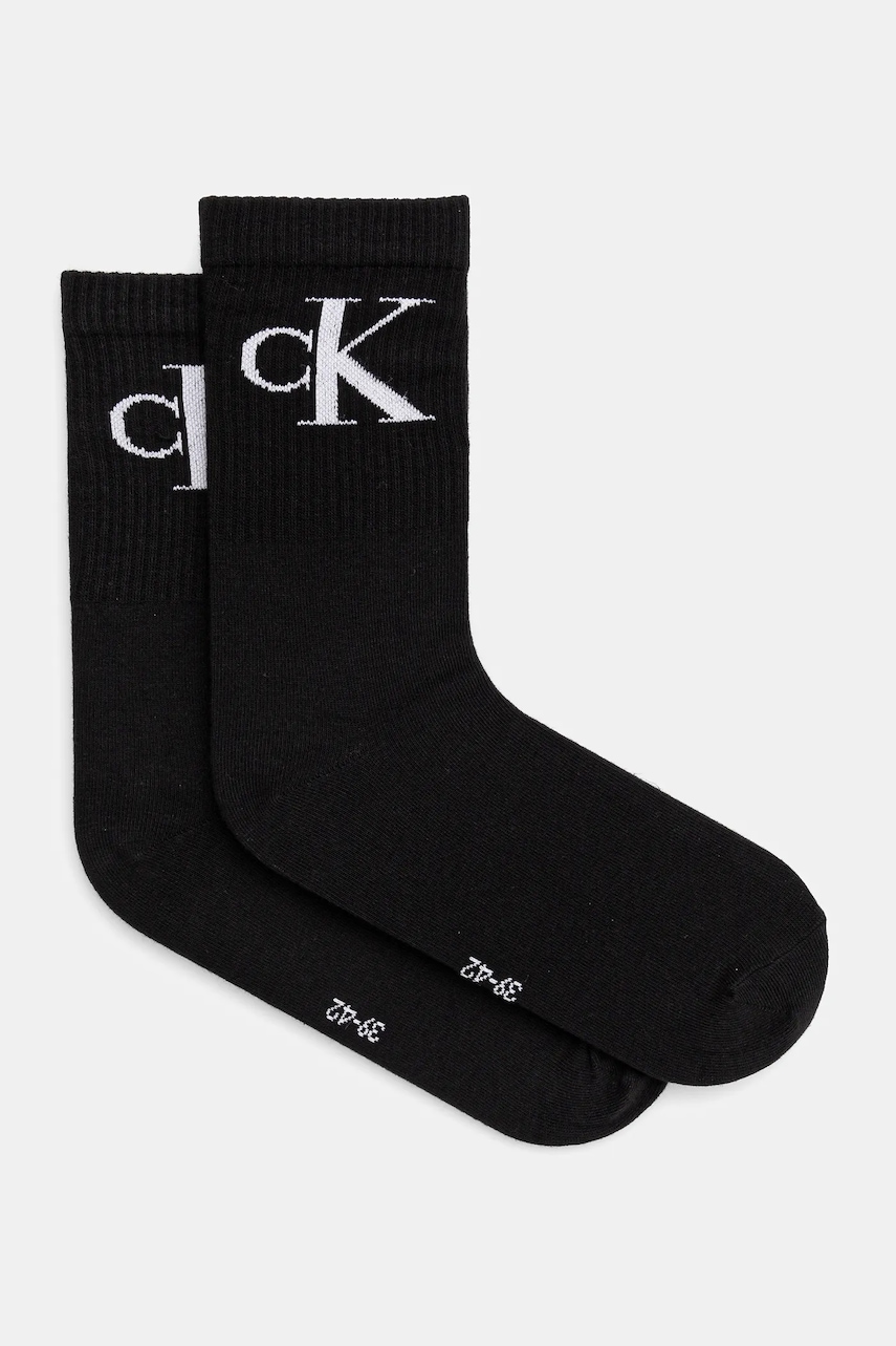 Calvin Klein Jeans  ponožky dámské s bavlnou 2-pack