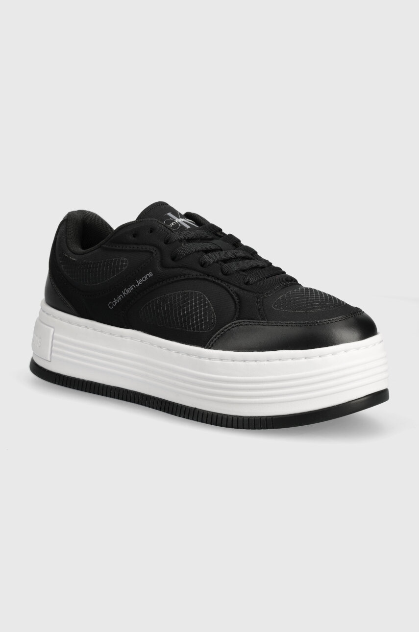 Calvin Klein Jeans  Sneakers boty  BOLD PLATF LOW LACE MIX IN MTL