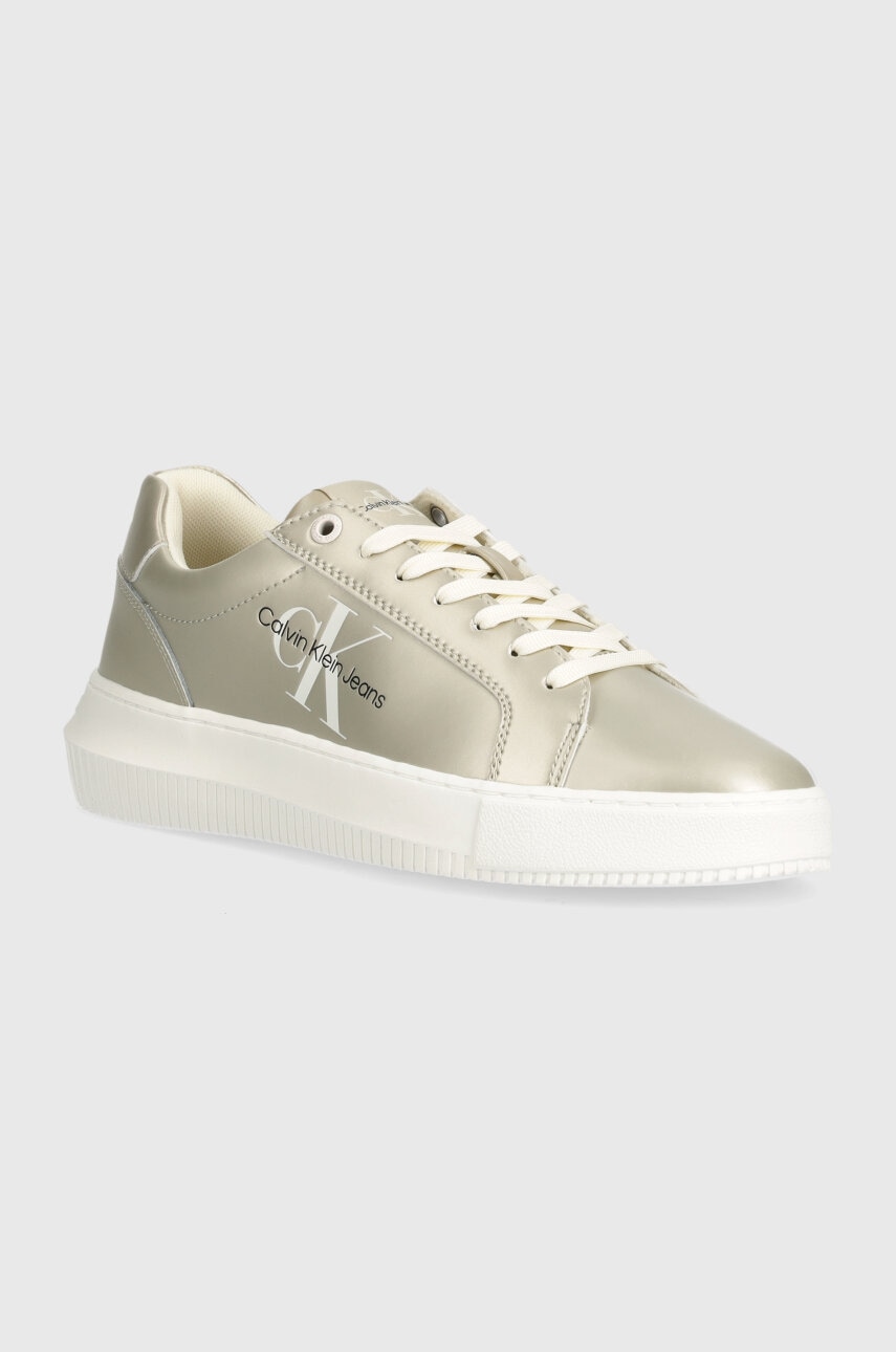 Calvin Klein Jeans  Sneakers boty  CHUNKY CUPSOLE LACEUP LTH ML MTL
