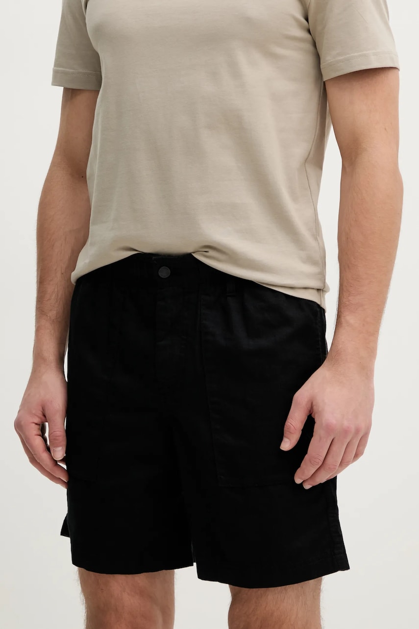 Calvin Klein Jeans  Šortky s příměsí lnu