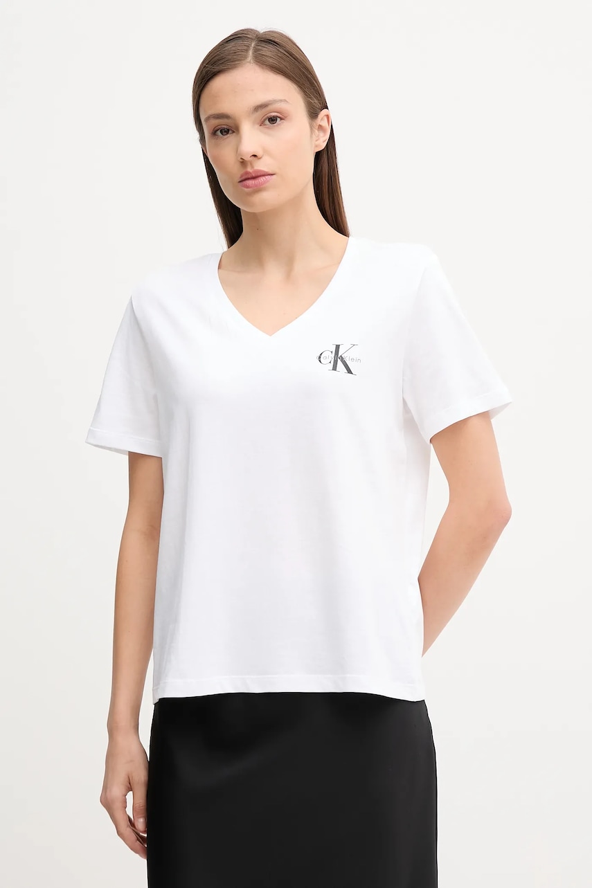 Calvin Klein Jeans  tričko dámské bavlněné 2-pack
