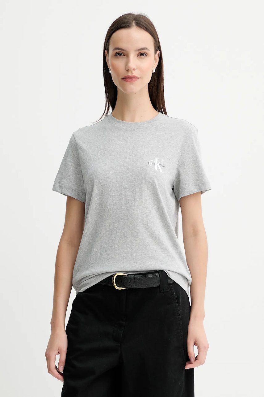 Calvin Klein Jeans  tričko dámské bavlněné 2-pack