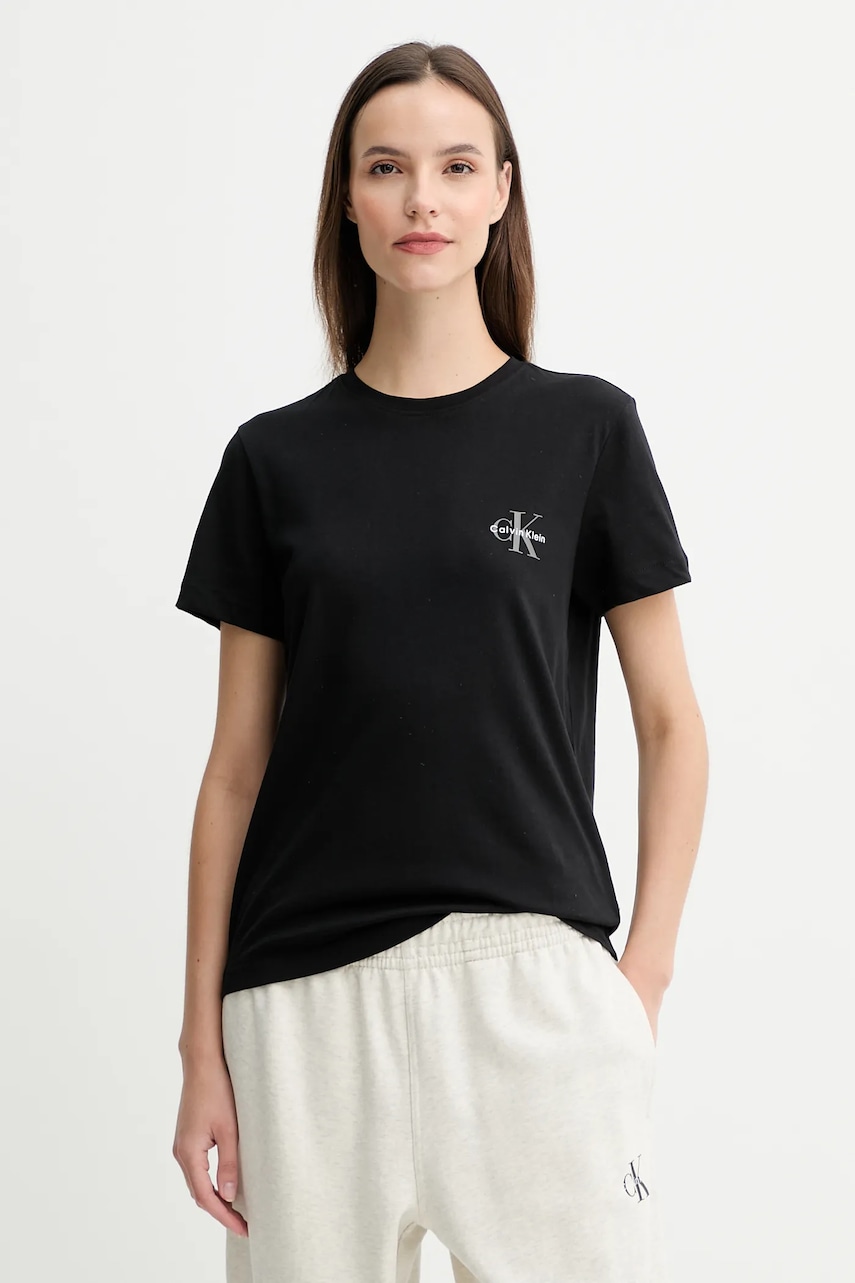 Calvin Klein Jeans  tričko dámské bavlněné 2-pack
