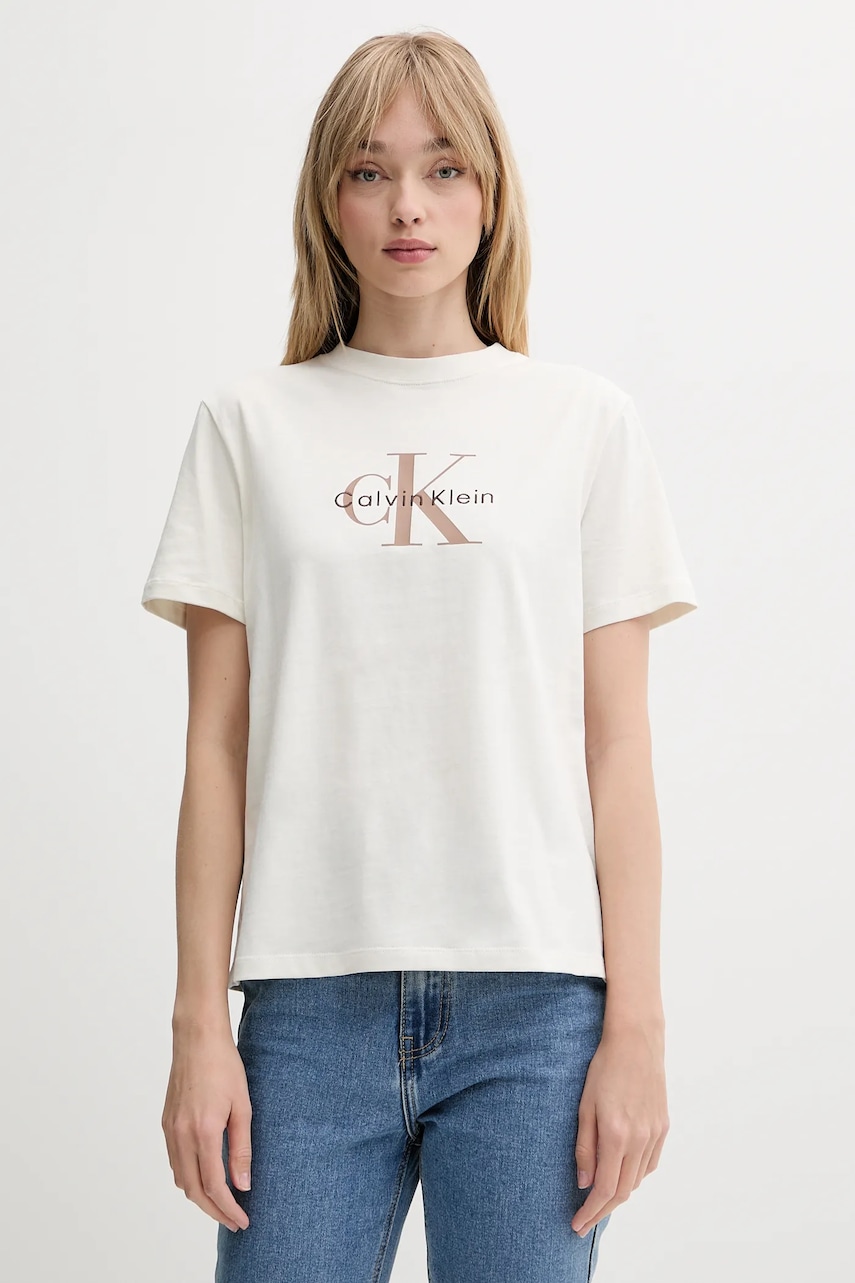 Calvin Klein Jeans  tričko dámské bavlněné