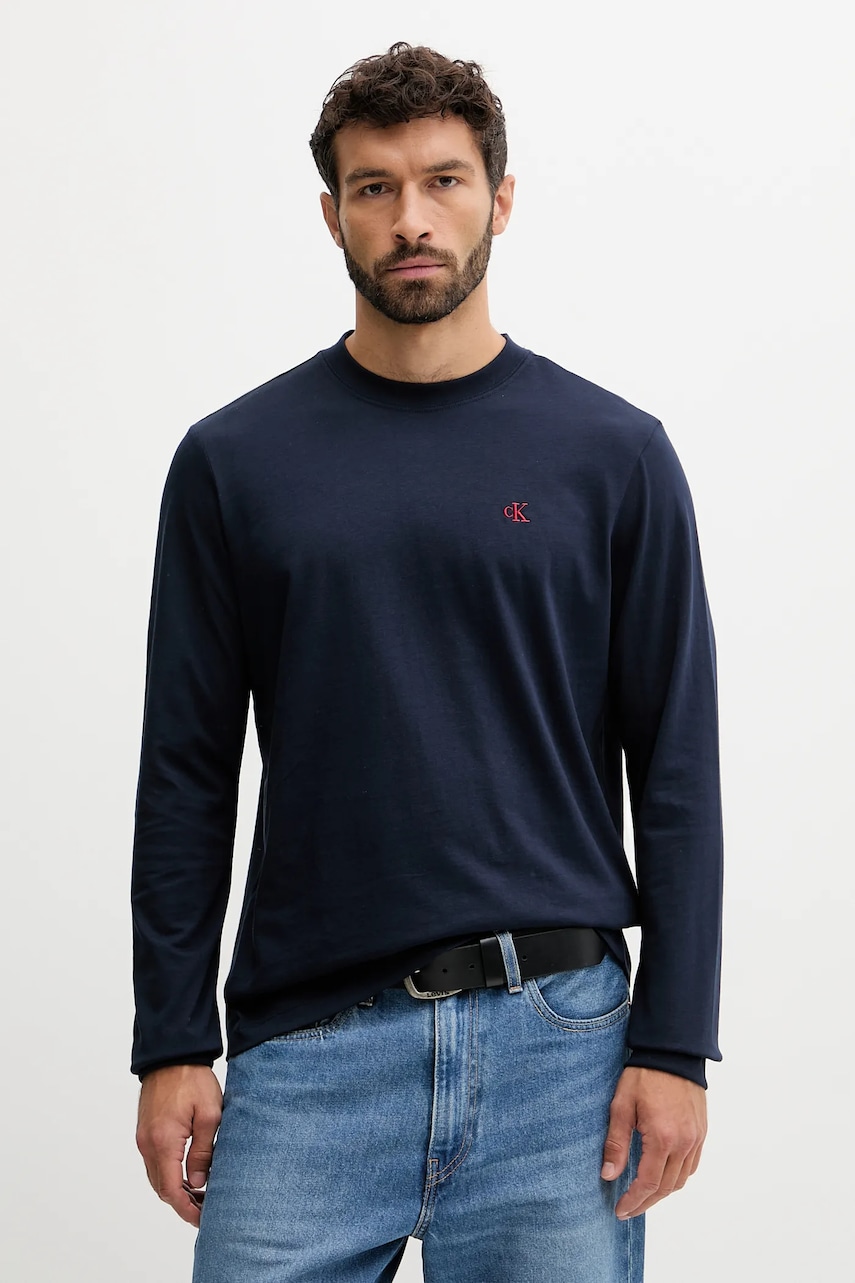 Calvin Klein Jeans  tričko s dlouhým rukávem pánské bavlněné