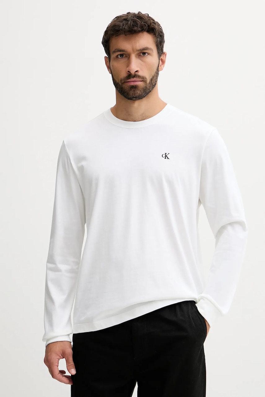 Calvin Klein Jeans  tričko s dlouhým rukávem pánské bavlněné