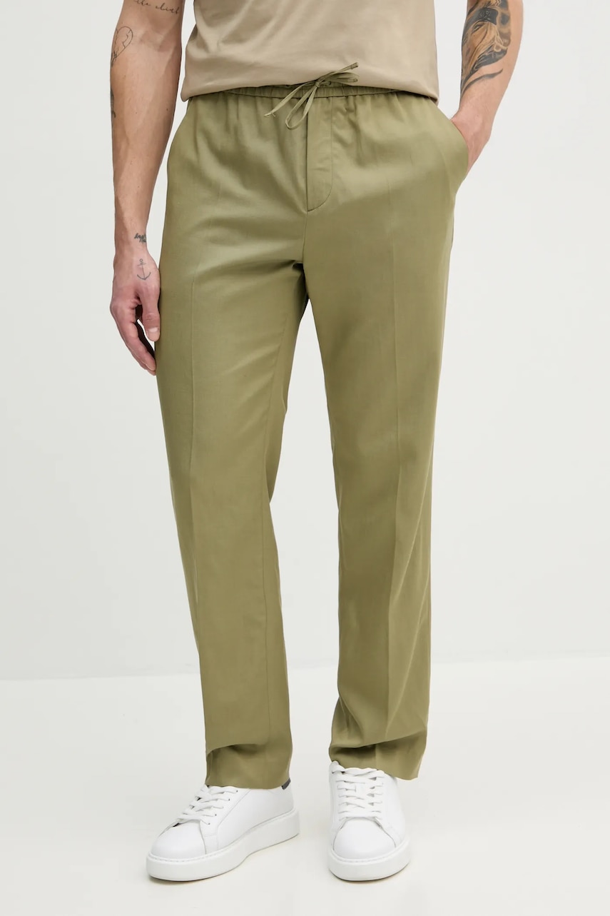 Calvin Klein  Kalhoty s příměsí lnu