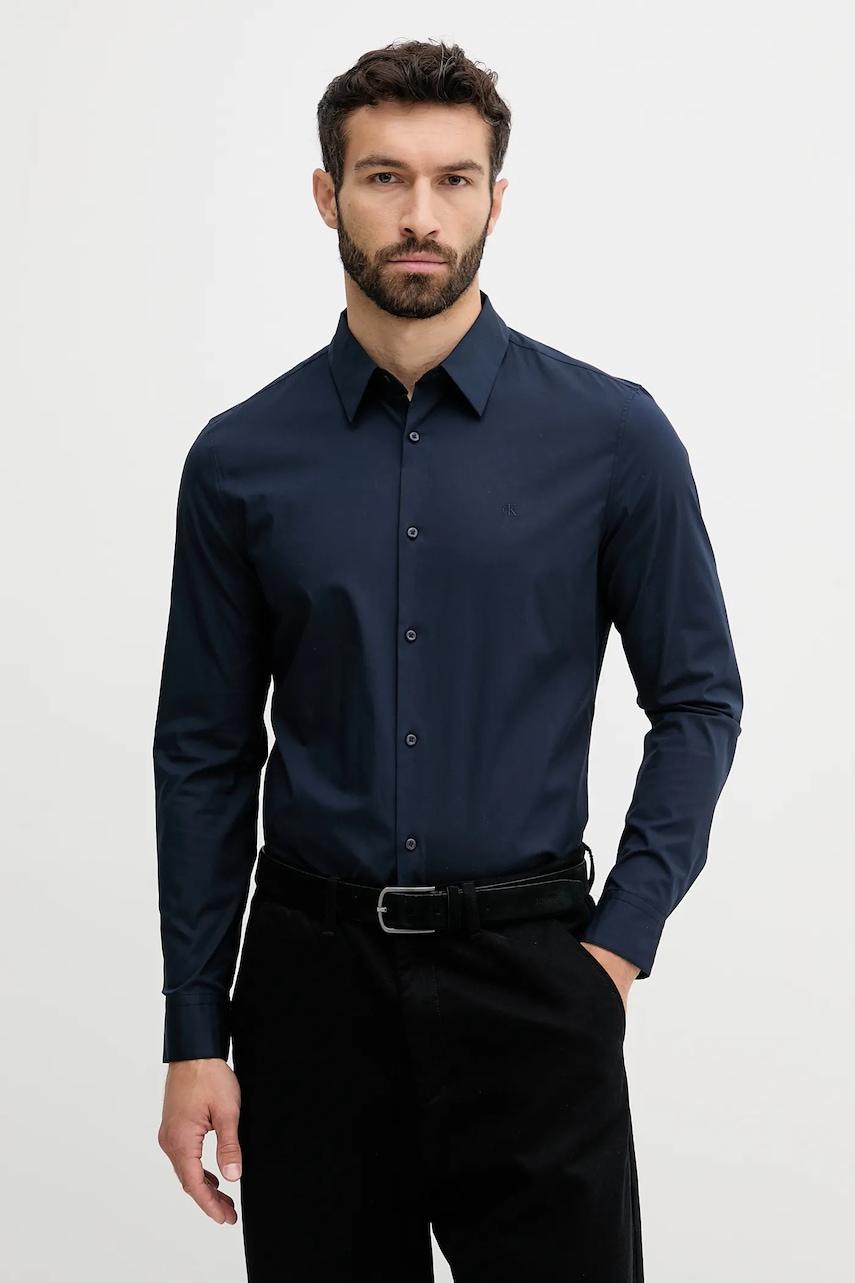 Calvin Klein  košile pánská s bavlnou
