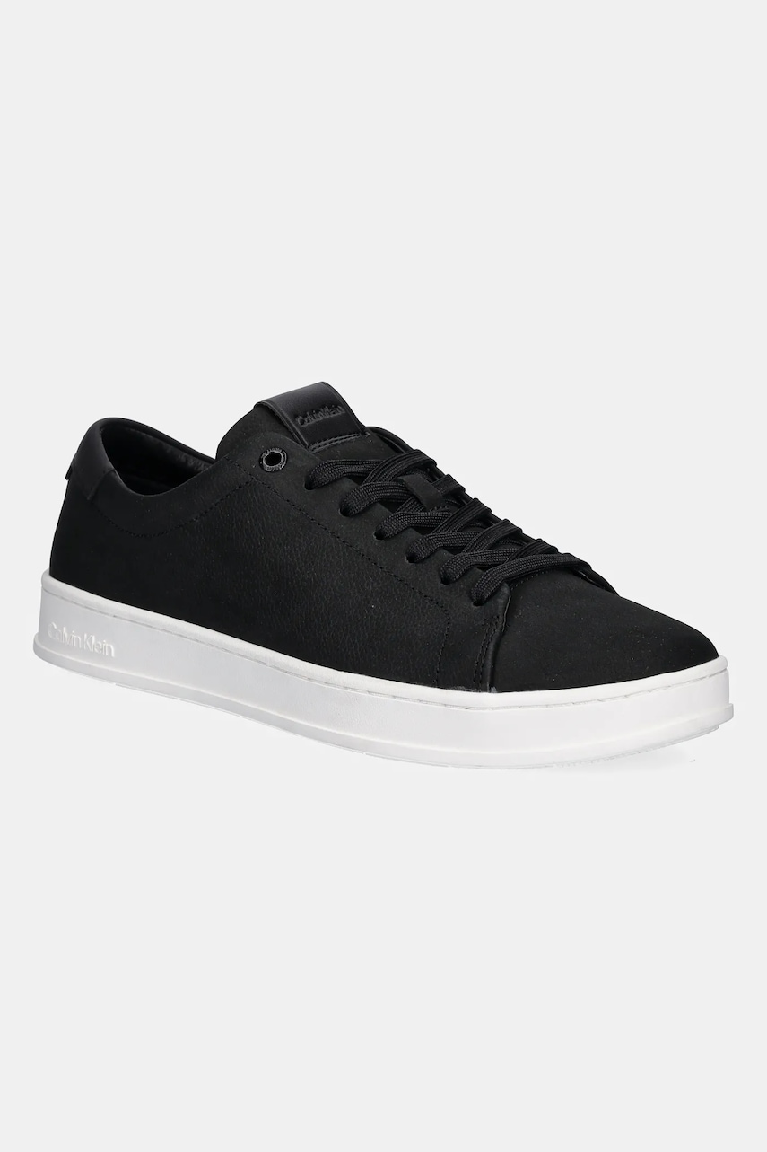 Calvin Klein  Kožené sneakers boty  LOW TOP LACE UP NU