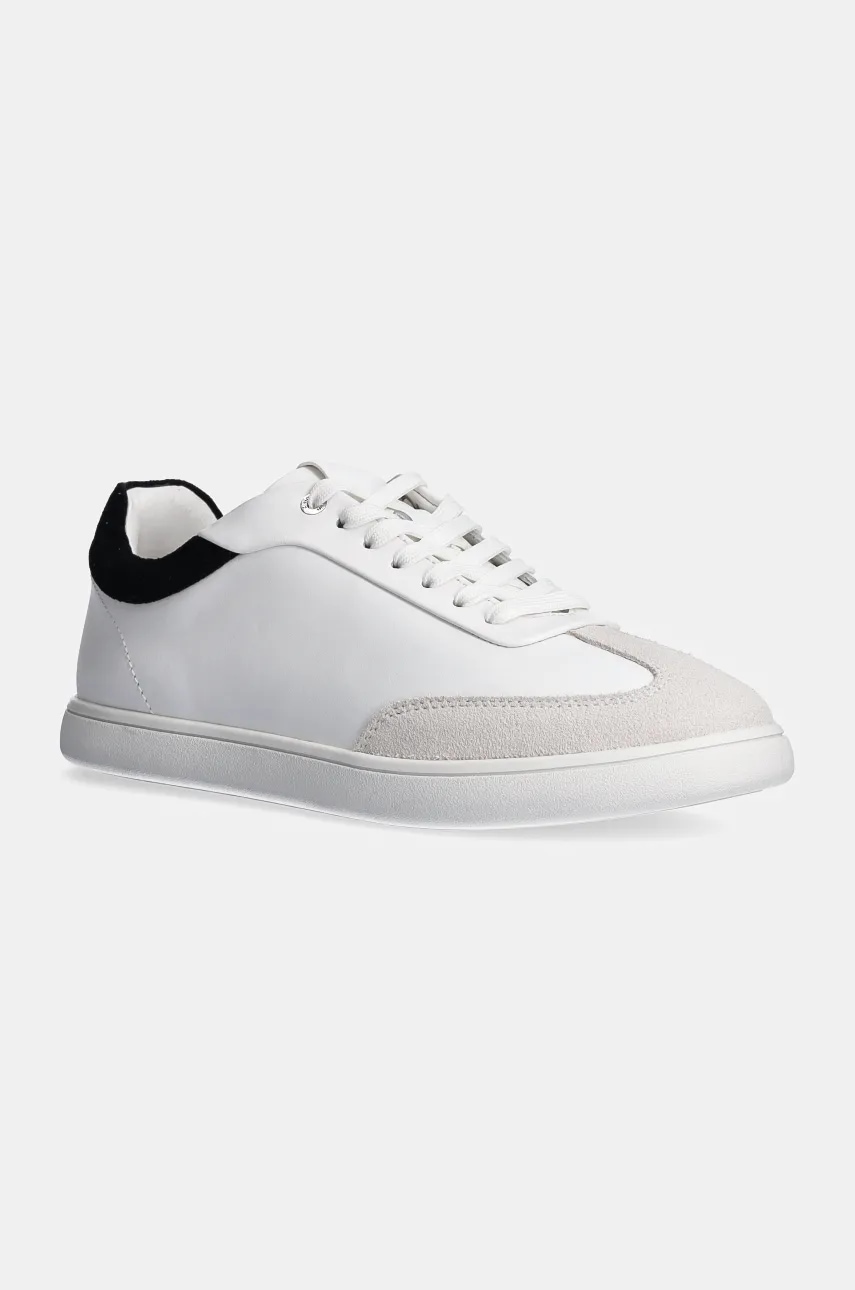 Calvin Klein  Kožené sneakers boty  LP CUPSOLE LACE UP LTH MIX