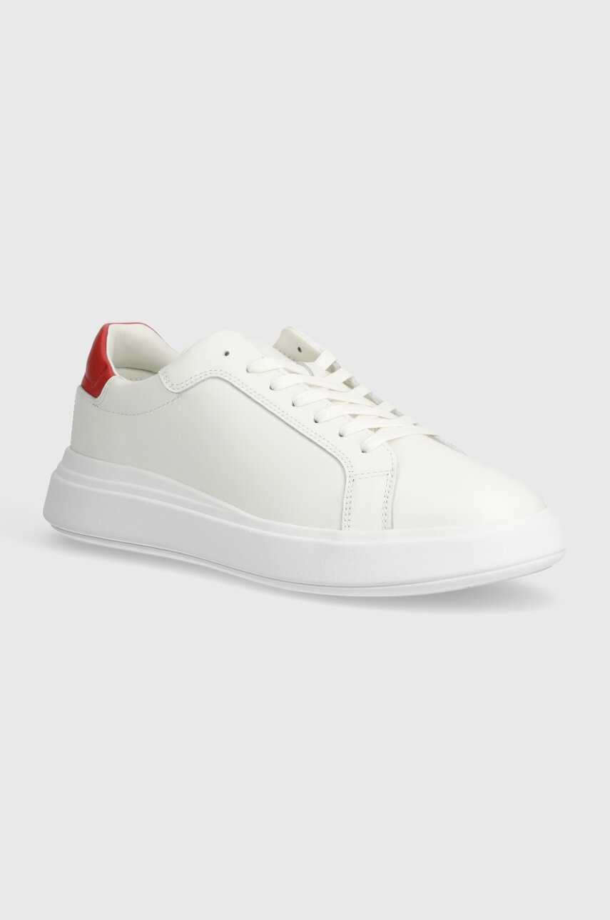 Calvin Klein  Kožené tenisky  LOW TOP LACE UP LTH