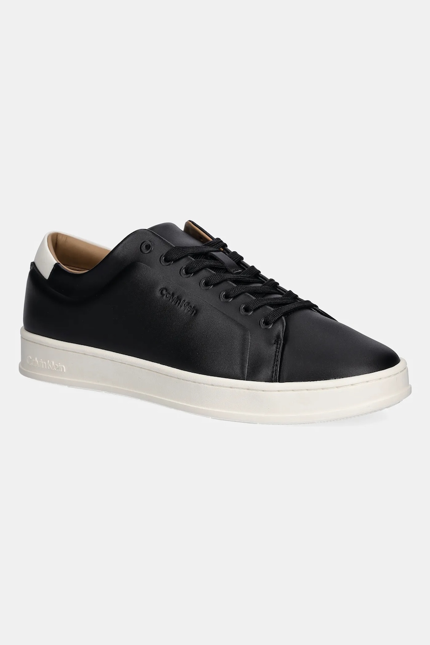 Calvin Klein  Kožené tenisky  PURE LOW LACEUP CUPSOLE HF LTH