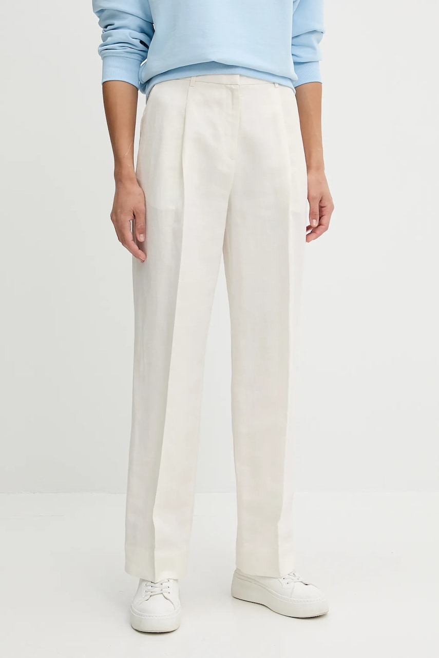 Calvin Klein  Lněné kalhoty