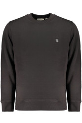 CALVIN KLEIN MEN'S BLACK ZIP-UP SWEATSHIRT