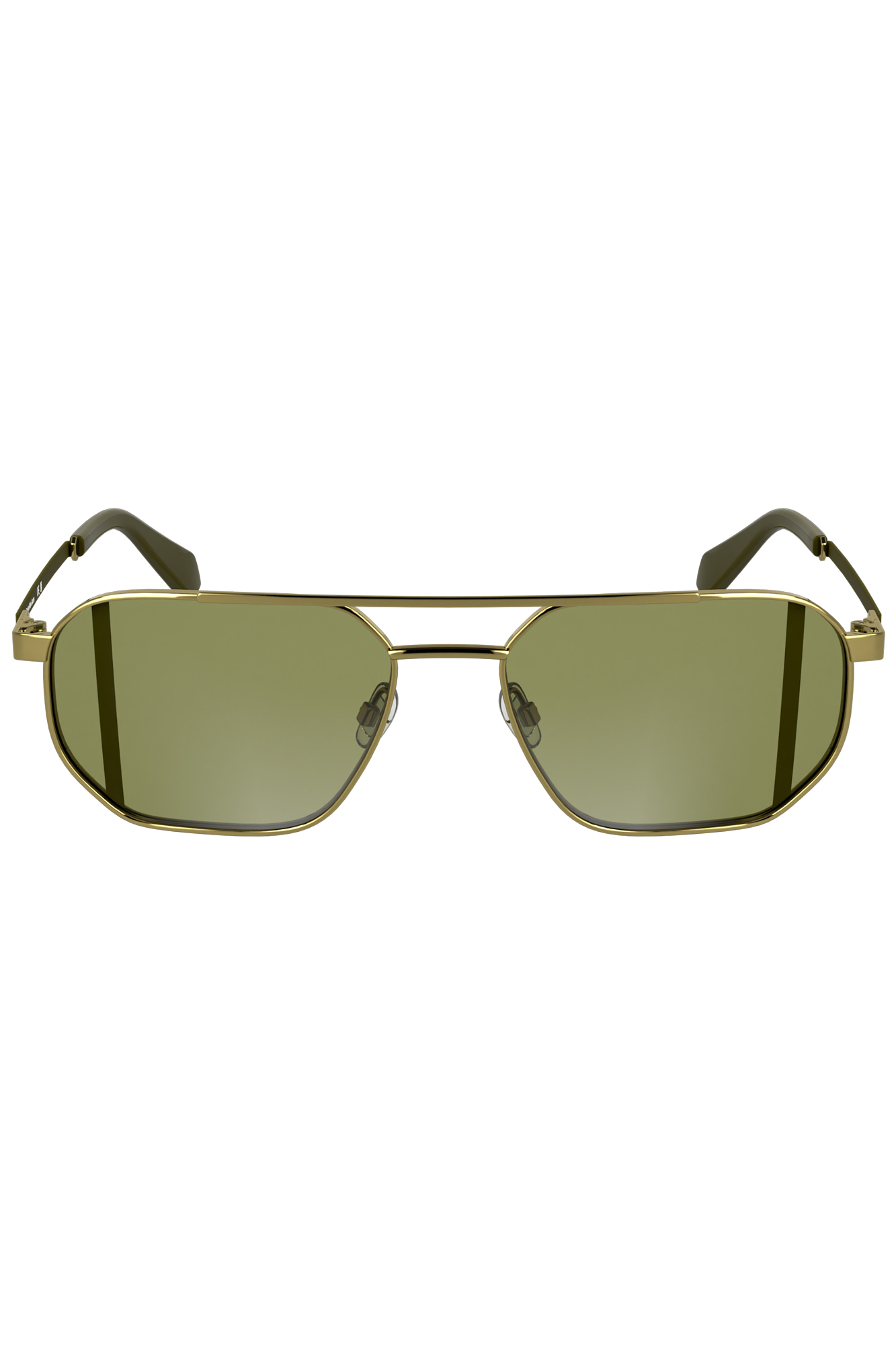 CALVIN KLEIN MEN'S SUNGLASSES GOLD