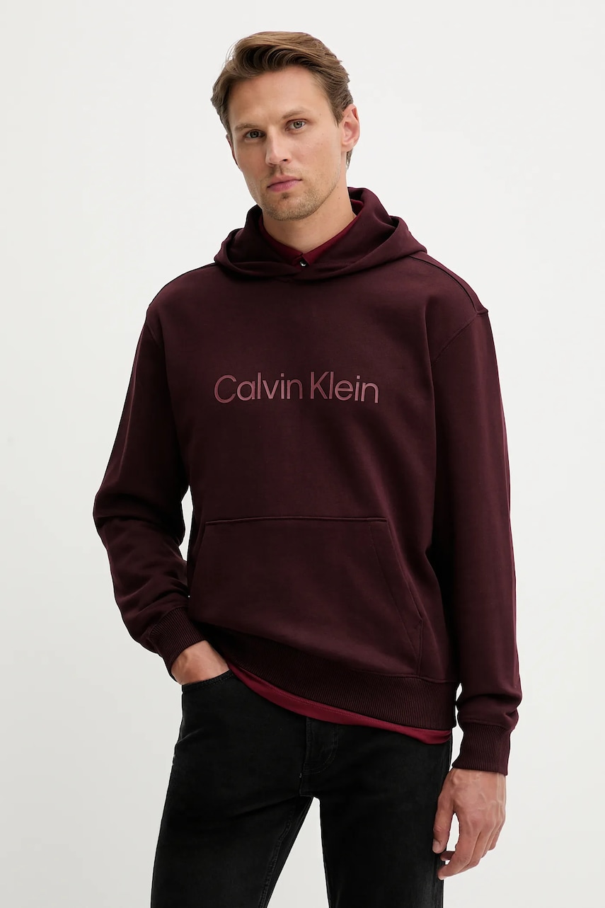 Calvin Klein  mikina s kapucí pánská bavlněná