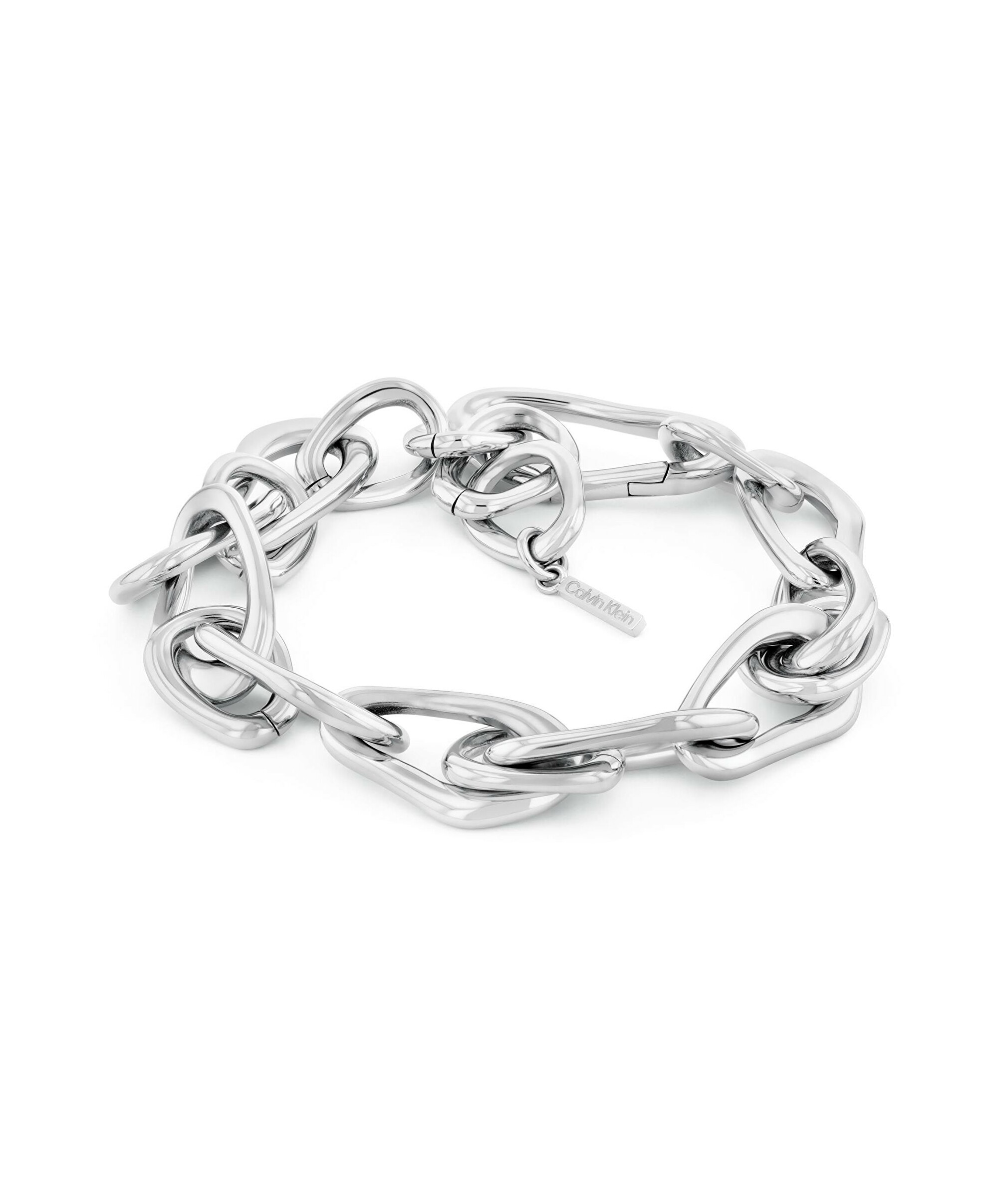 Calvin Klein Moderní dámský náramek z oceli Statement Links 35000747