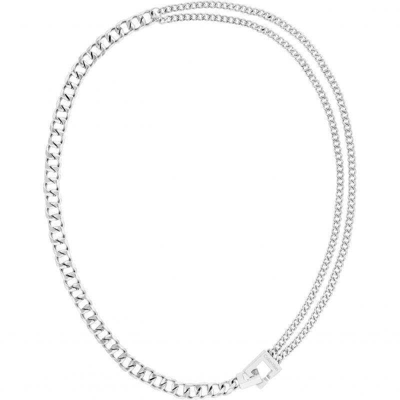 Calvin Klein Módní ocelový náhrdelník Divergent Links 35000465