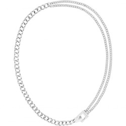 Calvin Klein Módní ocelový náhrdelník Divergent Links 35000465