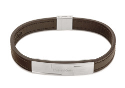 Calvin Klein Nadčasový pánský kožený náramek 35000057