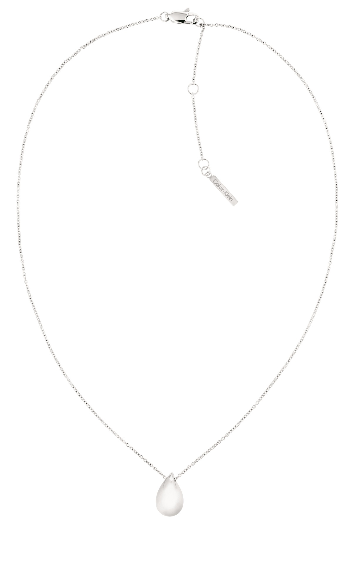 Calvin Klein Ocelový náhrdelník Tear Drop Sculptured Drops 35000083