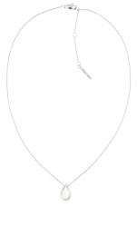Calvin Klein Ocelový náhrdelník Tear Drop Sculptured Drops 35000083