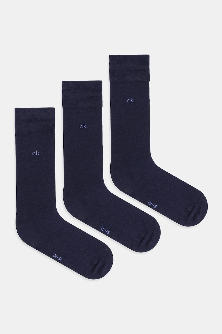 Calvin Klein  ponožky pánské s bavlnou 3-pack