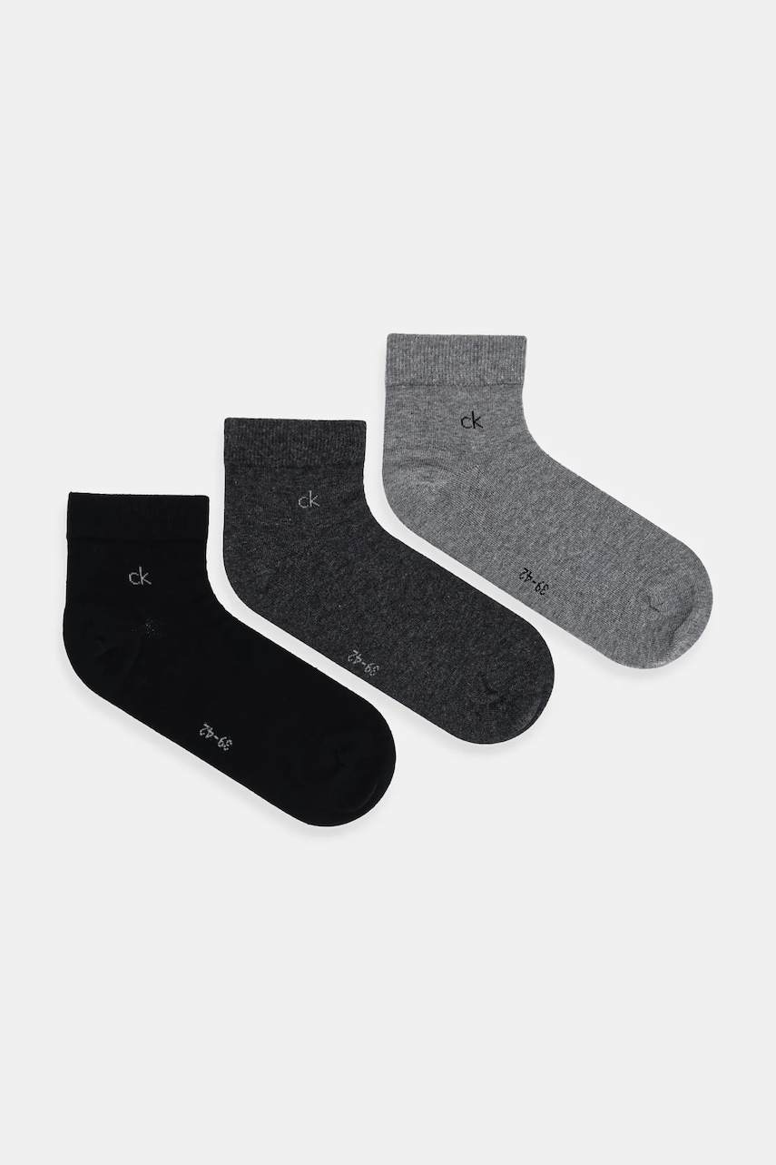 Calvin Klein  ponožky pánské s bavlnou 3-pack