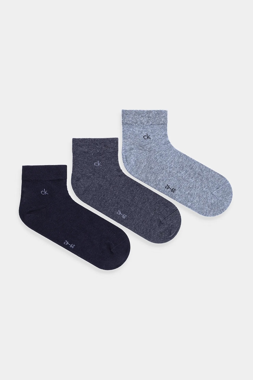 Calvin Klein  ponožky pánské s bavlnou 3-pack