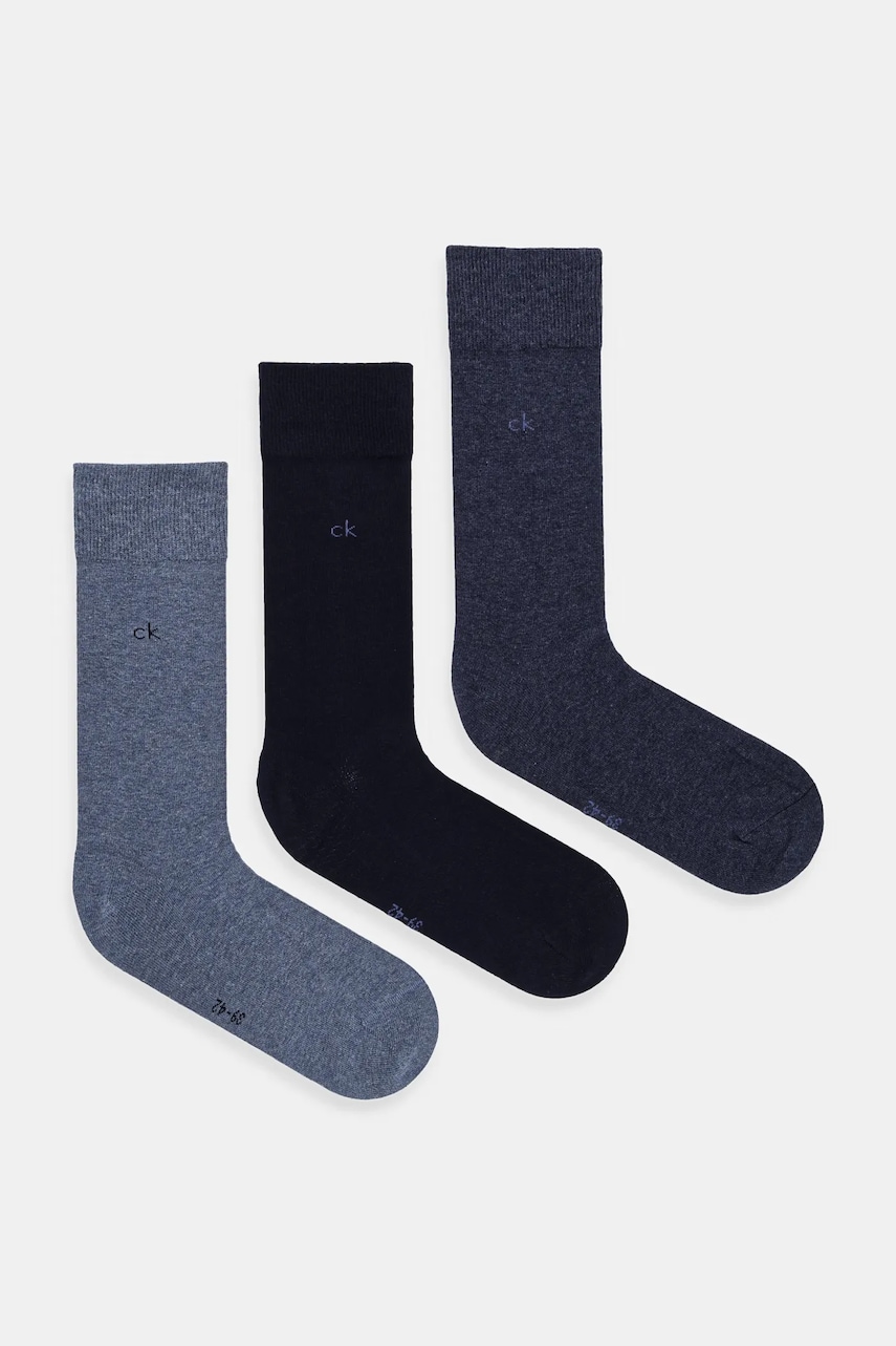 Calvin Klein  ponožky pánské s bavlnou 3-pack