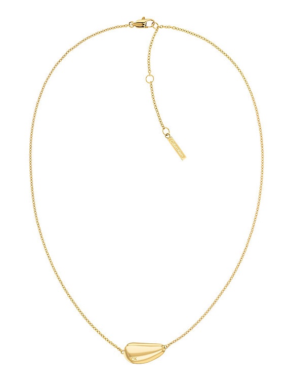 Calvin Klein Pozlacený náhrdelník pro ženy Elongated Drops 35000601