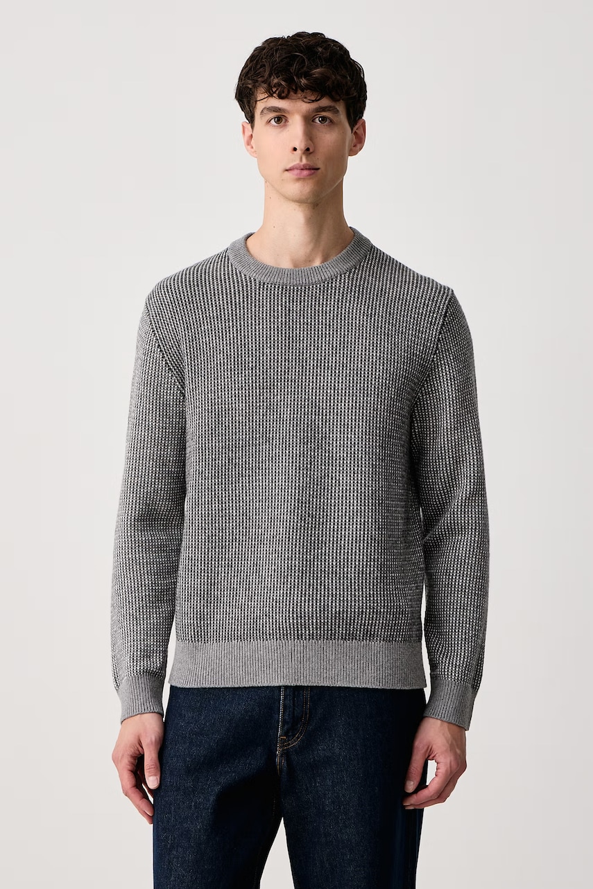 Calvin Klein  svetr pánský s příměsí vlny