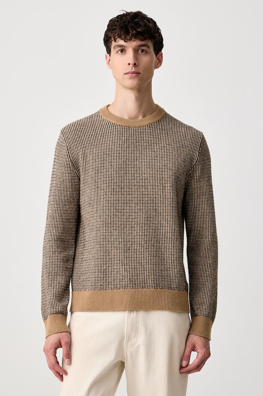 Calvin Klein  svetr pánský s příměsí vlny