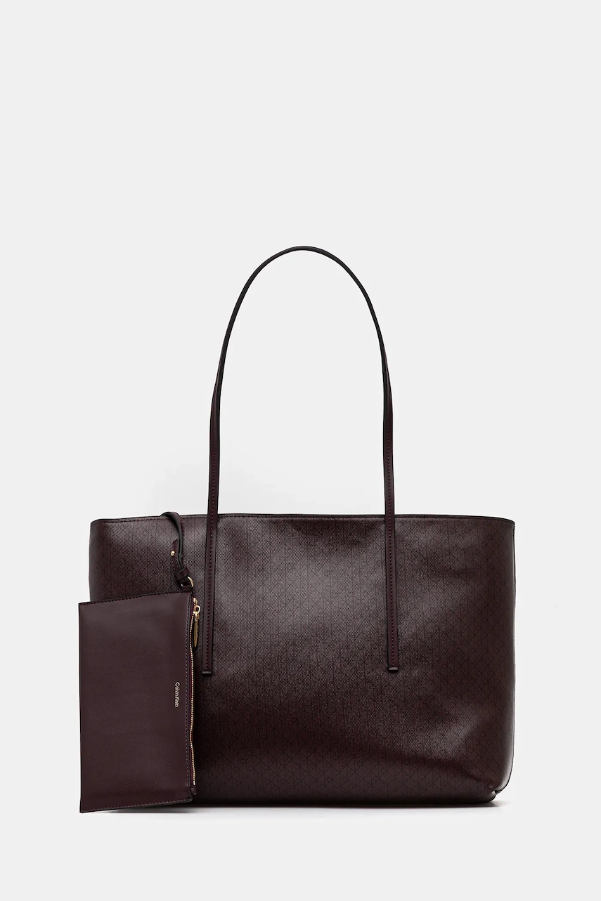 Calvin Klein  tote taška dámská z imitace kůže