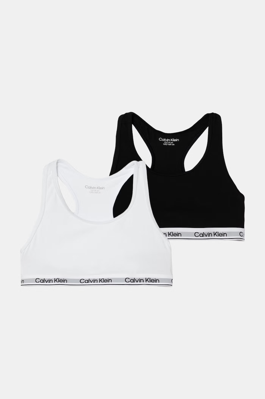 Calvin Klein Underwear  podprsenka dětská bavlněná s elastanem 2-pack