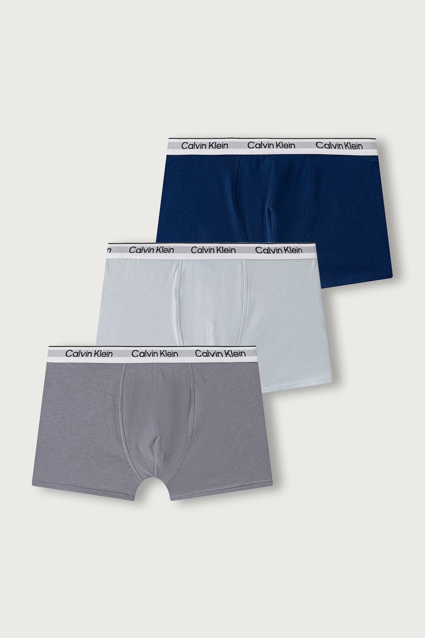 Calvin Klein Underwear  přiléhavé boxerky dětské bavlněné s elastanem 3-pack