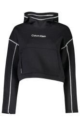 CALVIN KLEIN WOMEN'S ZIPLESS SWEATSHIRT BLACK