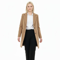 Camel Classic Striped Yups Coat