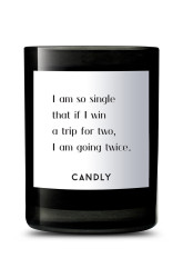 Candly  Vonná sójová svíčka  I am so single 250 g