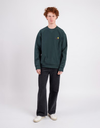 Carhartt WIP American Script Sweat Conifer S