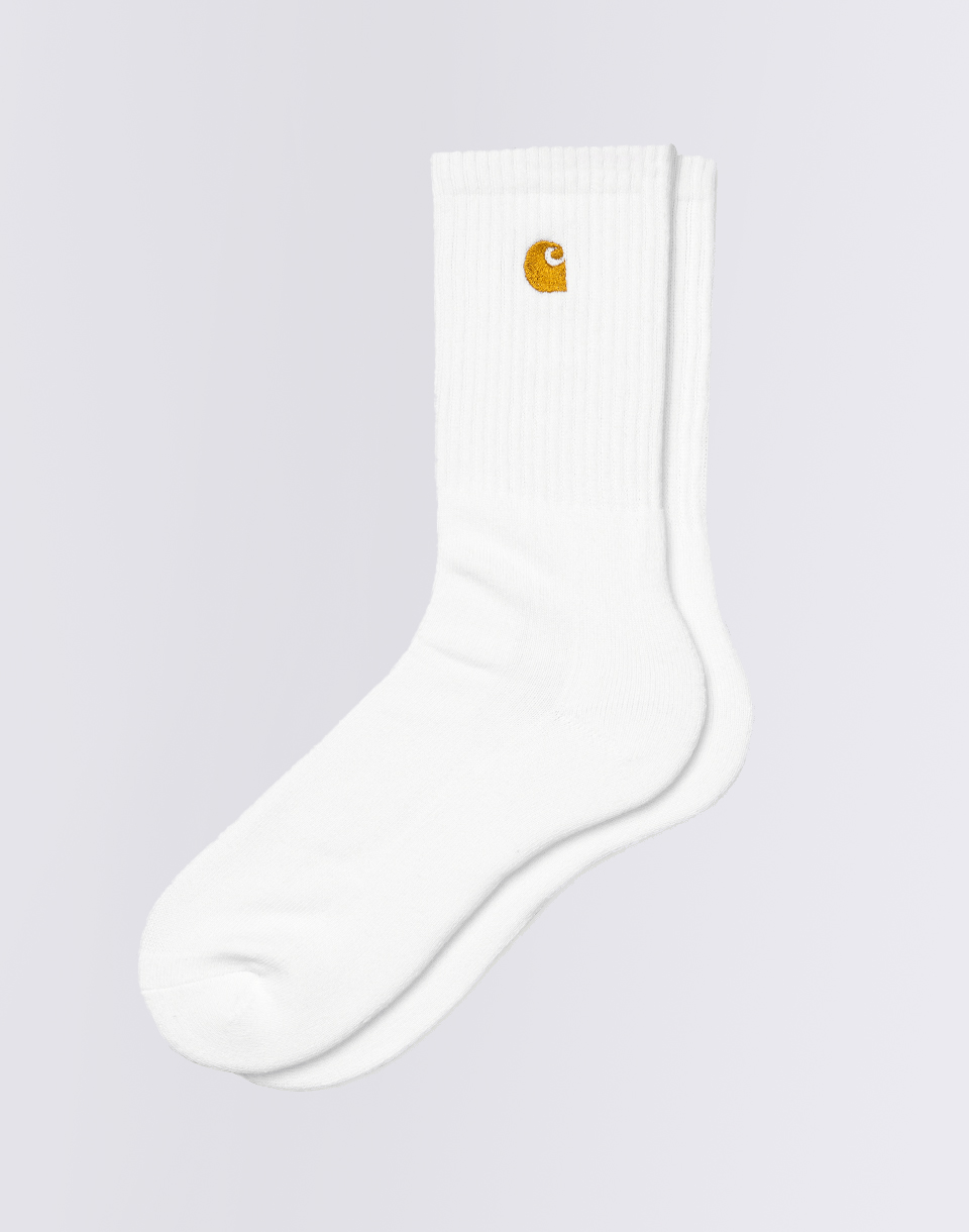 Carhartt WIP Chase Socks White / Gold