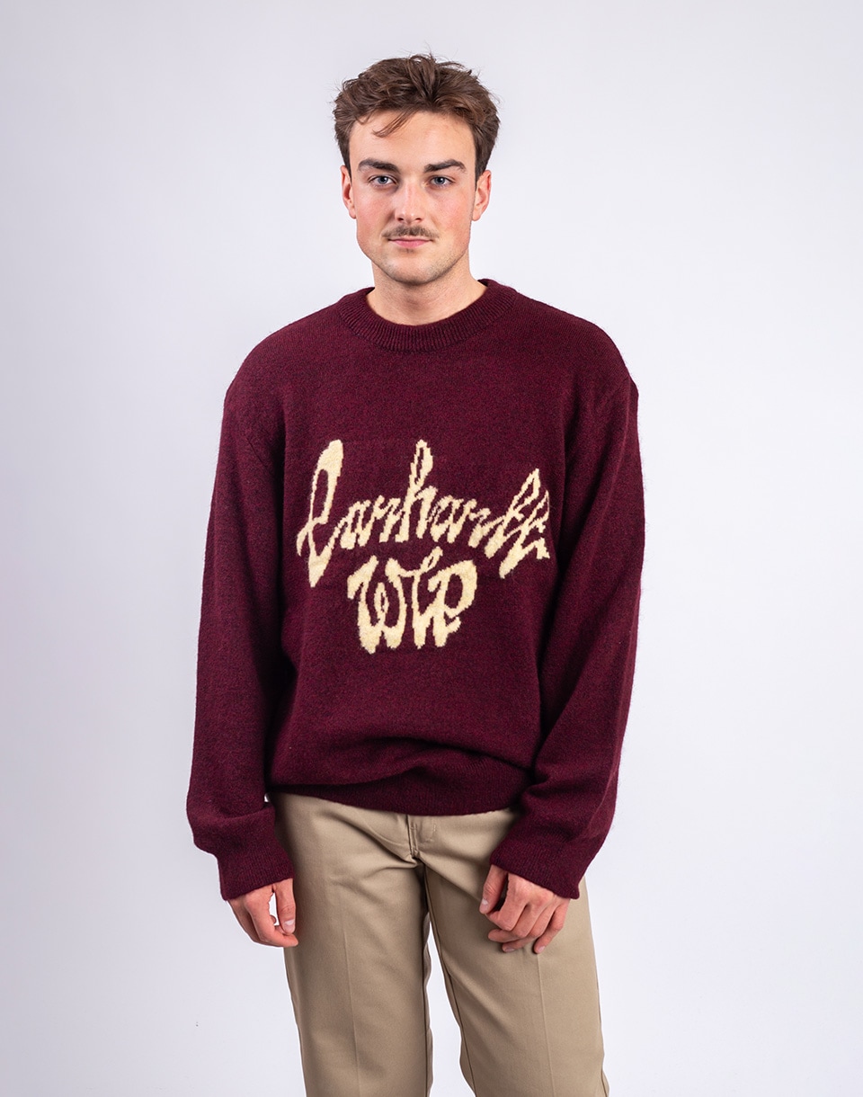 Carhartt WIP Chedda Sweater Rondo/Air Yellow L