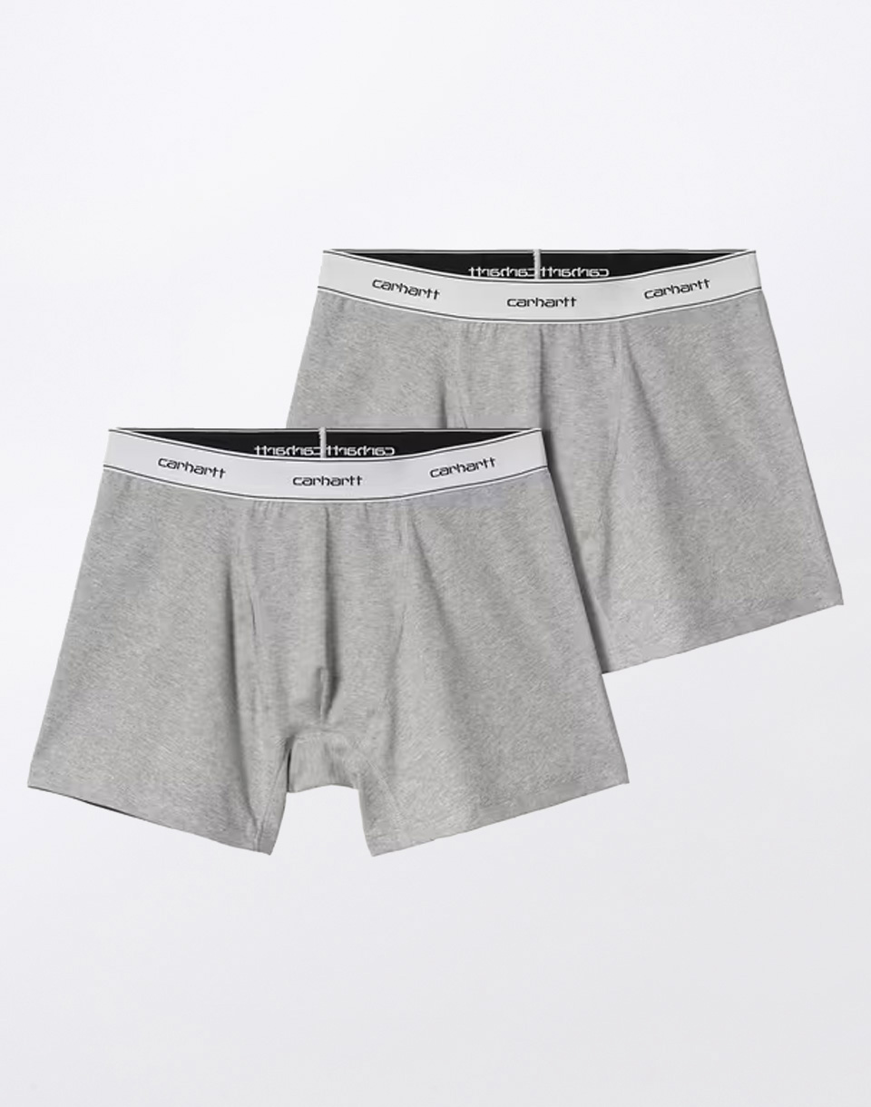Carhartt WIP Cotton Trunks Grey Heather + Grey Heather S