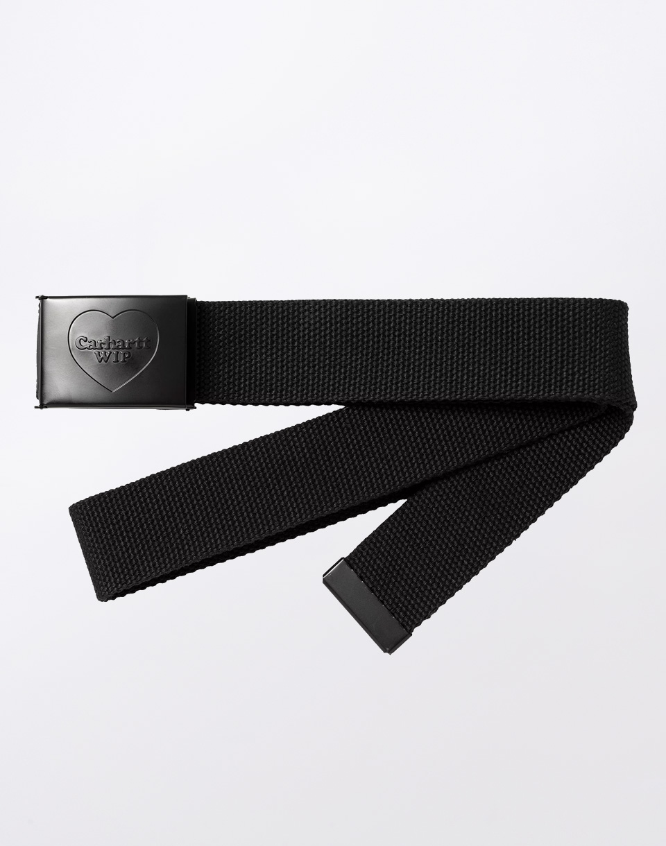 Carhartt WIP Heart Clip Belt Black/Black